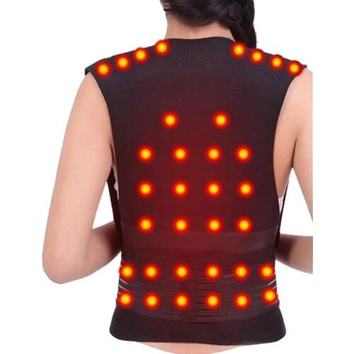 Tourmaline Self-heating Brace Support Belt Back Posture Corrector Spine Back Shoulder Lumbar