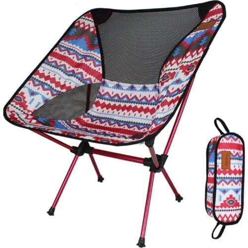 Outdoor Folding Chair Moon Chair Fishing Chair Director Chair Aluminum Alloy Chair Ultra-light Portable Leisure Outdoor Chair