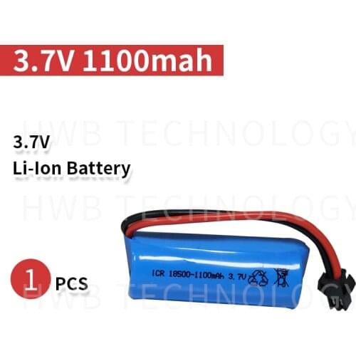 3.7V 1100mAh Remote control airplane remote control helicopter wholesale cylindrical lithium batteries Lipo lithium 18500 SM