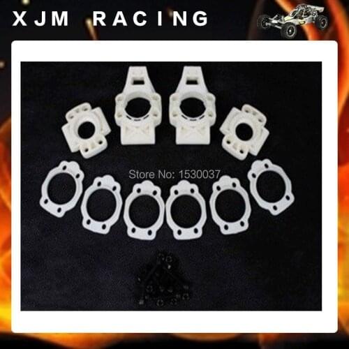 High strength nylon front&rear hub carrier set fit HPI Rovan Baja 5b