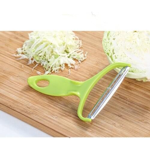 1PC Stainless Steel Vegetable Peeler Wide Mouth Cabbage Grater Salad Cooking Tools Kitchen Accessories OK 0463
