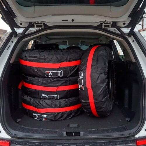 1x Universal Car Wheel Spare Storage Cover Waterproof Dust Protection Polyester Tires Storage Bag Dust Protection Spare Cover