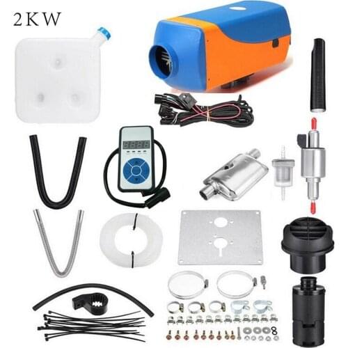 2/3Kw 5kw 8KW Single Hole Heater Air Parking Heater Rotary Switch LCD Switch and Digital Switch With Muffler Silencer