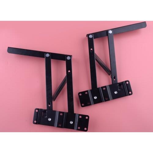 2pcs Lift Up Top Coffee Table Spring Hinge Fitting Furniture Mechanism Hardware Frame Save Space