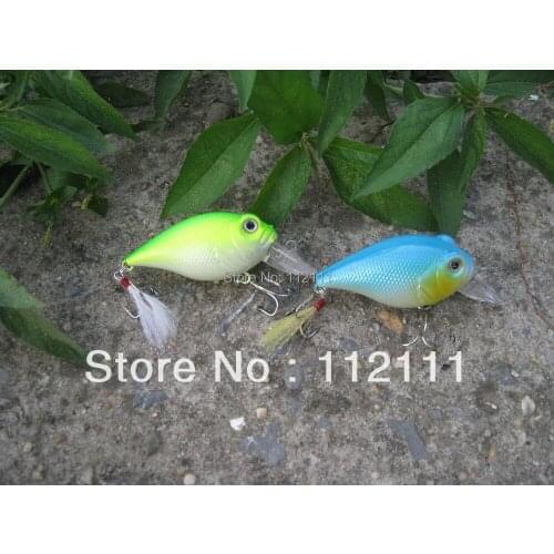 10pcs Fishing Lure Crankbait Hard Bait Fresh Water Deep Water Bass Walleye Crappie Minnow Fishing Tackle,8cm,13g,two colourmixed