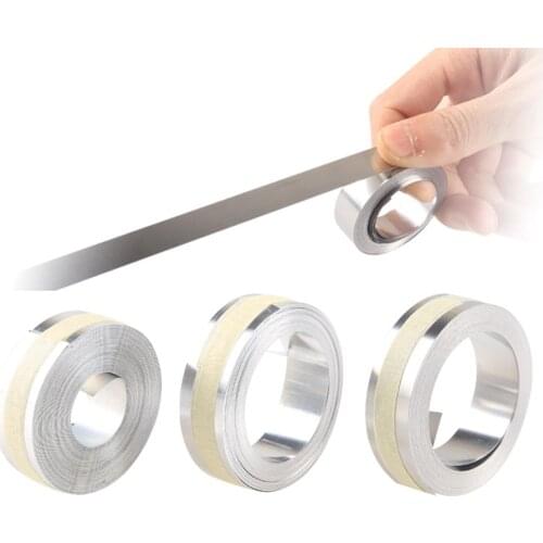 3Rolls Adhesive Aluminum Embossing Tape 12mm X 3.65m 35800 Tape with Stickness Compatible for Dymo M1011 Manual Metal Printer