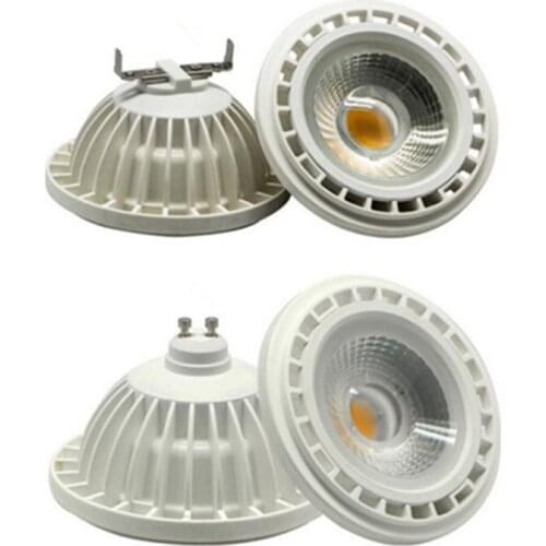 AR111 Lamp 15W LED COB Downlight Dimmable G53 GU10 Base Lamp Spotlight DC12V AC110-240V AR111 LED Bulb Lights