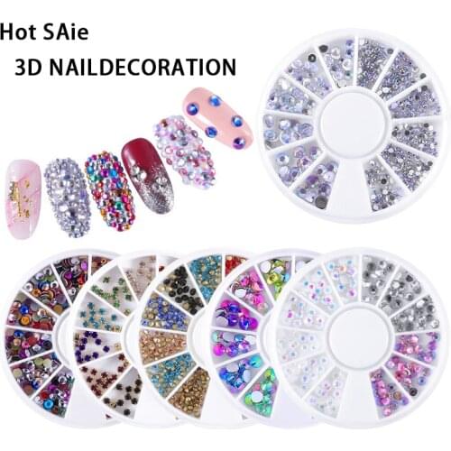 AY 2020 New Mixed Color Nail High Quality Rhinestones Stones Makeup Beauty Decoration Crystals Accessories Woman Makeup Tools