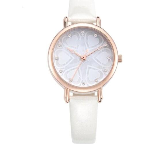 Fashon women brand watches leather strap casual wristwatches NO.2