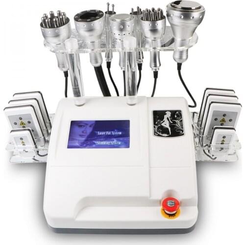 Best Combination! Lipo Laser+ Cavitation+RF+Vacuum/ RF Cavitation Vacuum Lipo Laser Slimming Machine