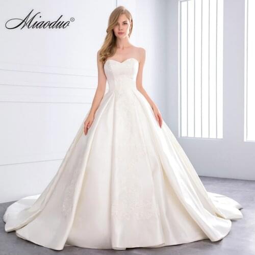 Miaoduo Satin Wedding Dresses