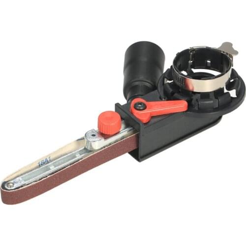 Multifunction Mini DIY Sander Sanding Belt Adapter Bandfile Belt Sander for 100mm 4" Electric Angle Grinder