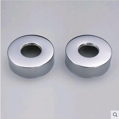 Wall mounted shower faucet 3/4=6/8 size decoration cover stainless steel trim cover fool cover 6 min. Thread trim cover