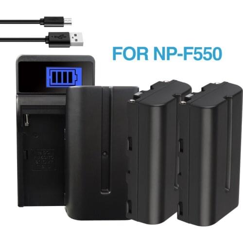 NP-F550/F570/F330 Battery for Sony NP F970 F750 F770 F960 F550 F530 F330 F570 CCD-SC55 TR516 TR716 TR818 TR91 2100mah