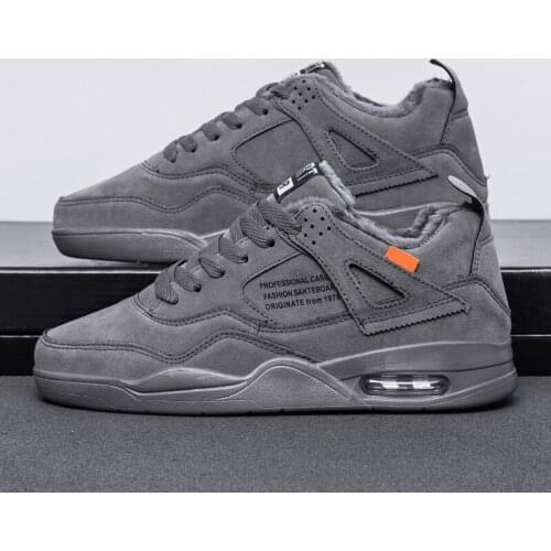 Plush Man Casual Shoes Snow Winter Shoes Keep Warming Cold Protection Fashion Shoes For Men Comfortable Trend Outdoor Flats Shoe