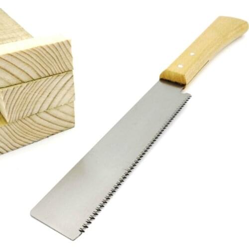 Wood Working Hand Saws Double Sides Steel Slim Tenon Fine Tooth Wood Handle