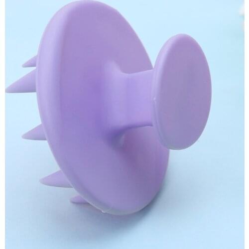 Silicone Shampoo Scalp Shower Hair Massage Massager Body Washing Brush Comb R3MF