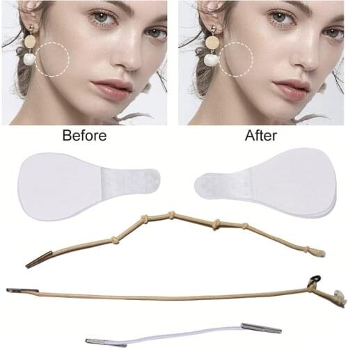 Face Lifting Tape Refill 40 Piece Set Instant Face and Neck Lift Secret Lift Tapes and Bands