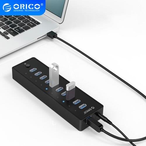 ORICO P10 USB HUB Power Adapter High Capacity Flash HDD Drive USB Several Ports Expansion Computer Accessories For Macbook Pro