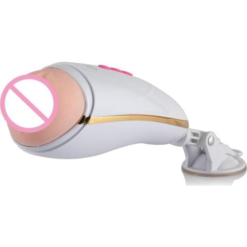 Usb aircraft cup male masturbation device automatic pronunciation creeping sucking AV cup penis massage delay sex toys for men