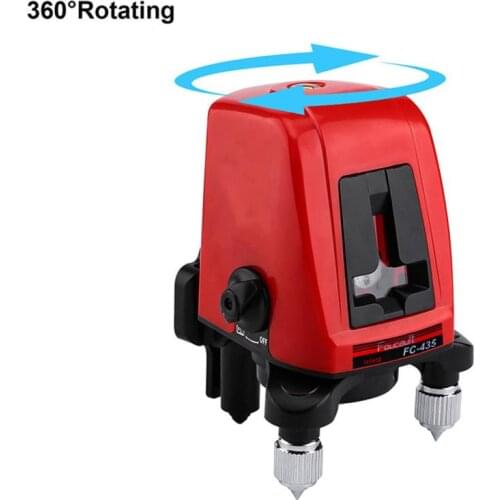 High-precision Self-leveling Portable Mini Cross Red Light Pitcher Levels Meter 2 Line 1 Point Leveling Instrument Home Device