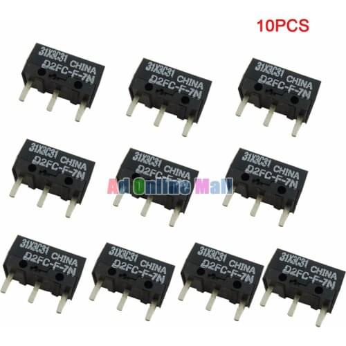 10PCS/LOT New OMRON Mouse Micro Switch D2FC-F-7N Mouse Button Fretting