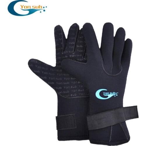 3MM neoprene diving gloves mens and womens diving gloves non-slip wear-resistant stab-resistant floating diving hunting gloves
