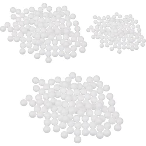 300 Pieces 10mm 20mm 27mm Blank Solid Styrofoam Foam Balls for Wedding Party Crafts