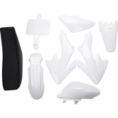 8Pcs 50Cc 110Cc 125Cc 140Cc Plastic 4-Stroke Crf50 Pit Off-Road Bike Set Mudguard Seat - Motorcycle Motorcycle Diy Kits