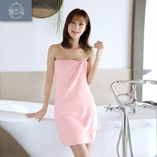 Polyester Coral Fleece Absorbent Bath Towel Wearable Adult Bath Towel Beach Towel Beach Towels Bath Towels for Adults Quick-Dry