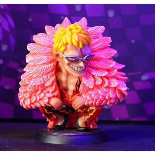 Anime One Piece Donquixote Doflamingo GK PVC Action Figure Statue Collectible Model Toys Doll 12cm