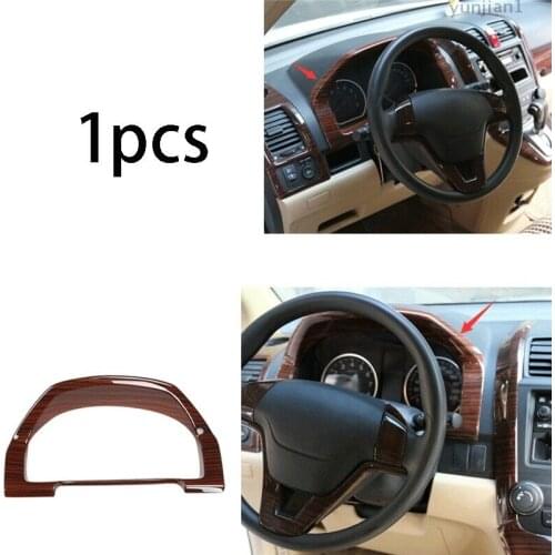 For HONDA CR-V CRV 2007 2008-2011 wood grain instrument panel frame cover trim