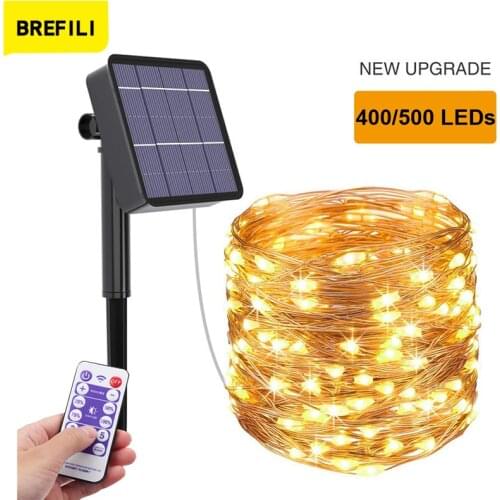 500 LED Solar String Light Solar Powered Garden Fairy Light IP65 Outdoor Lighting Festoon led light for Christmas Decoration