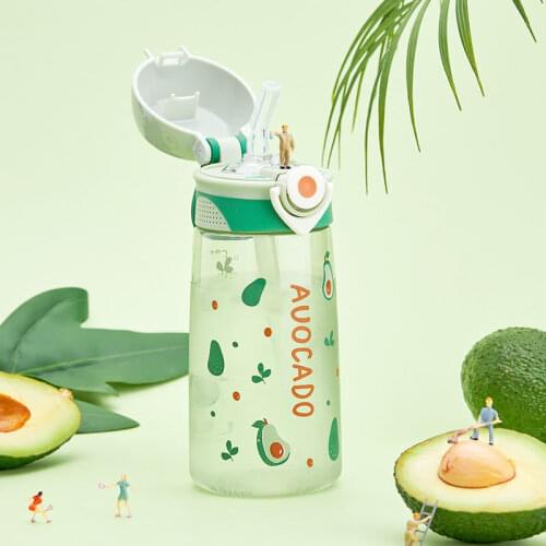 Quality Student Water Cup Drinking Bottle with Straw Lid Boys and Girls Water Bottles for School Outdoor Drinking Bottle 420ml