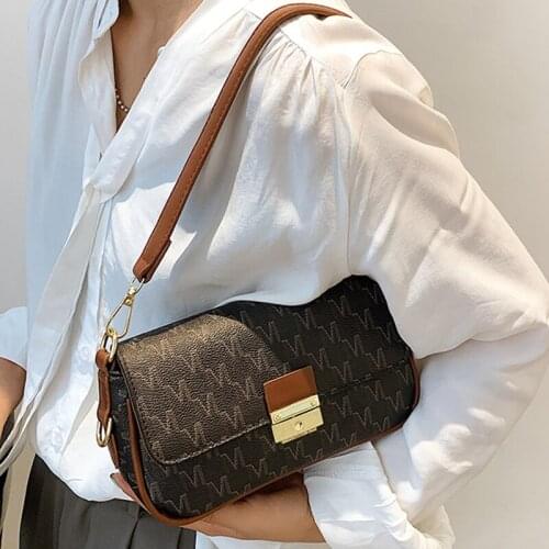 Retro Letter Small Jacquard Cloth Crossbody Flap Bag for Women 2021 Brand Trends Shoulder Handbags and Purses Female WB4526