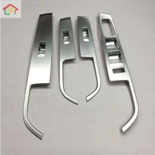 For Hyundai NiNth sonata 2015 2016 2017 ABS Matte LHD interior door window switch panel cover trim molding Sticker accessories