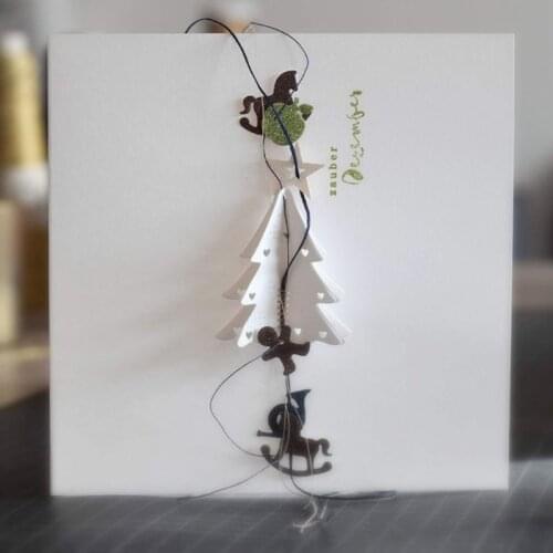 Christmas Trees Metal Cutting Dies Stencil Scrapbooking DIY Album Stamp Paper Card Embossing Wholesale