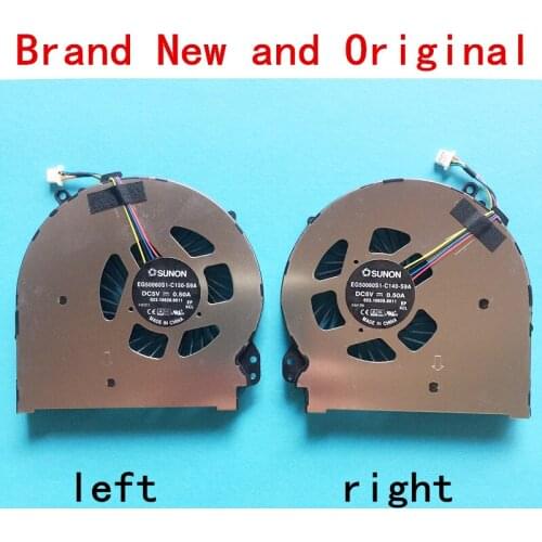 New laptop CPU cooling fan Cooler Notebook for HP OMEN PC by Set Compatible L&R GPU 15-5001NS 15-5008NR 15-5010NR 4pin 4wire