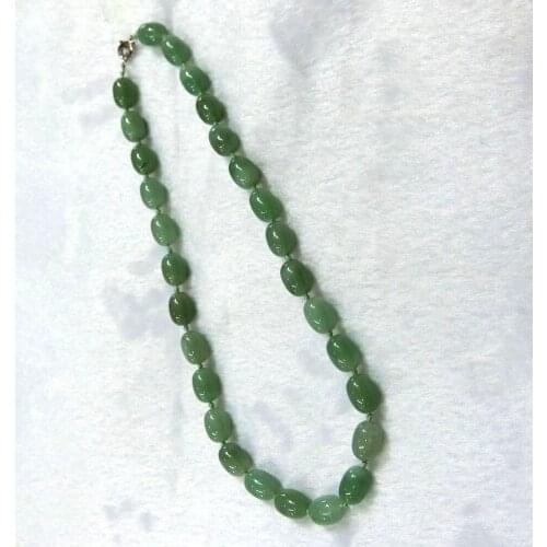 Wholesale 6pcs Bohemian Tribal Jewelry Knotted Green Aventurine Barral Beads Natural Drums Stone Beads Necklace Free Shipping