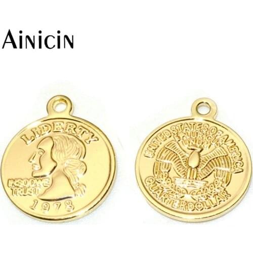New Arrival 10x12mm Small Tags Statue of Liberty Gold Plating Fashion Charms For Bracelet Necklace Making 50pcs/lot