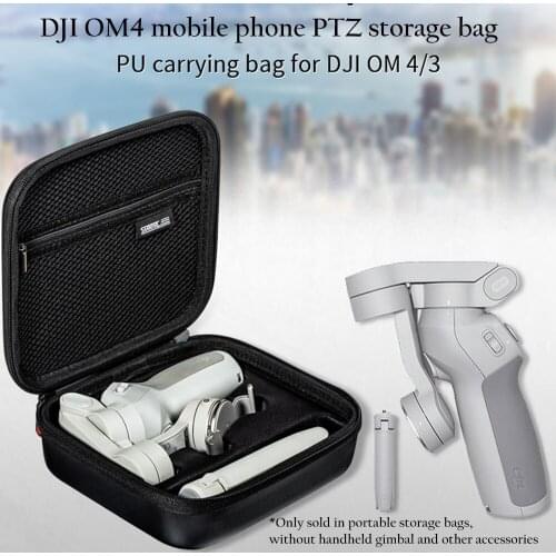 DJI Handheld Gimbal Storage Bag OSMO MObile 3 Mobile Phone Stabilizer Set PU Bag DJI OM4 Accessory Box Shooting Storage