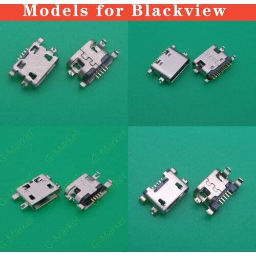 2PCS Micro USB Connector Charger charging port socket Repair parts for Blackview A60 A60 Pro A10 A30 BV5500 BV5800 BV6100 P6000