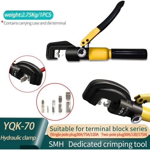 Hydraulic Crimping Tool Hydraulic Crimping Plier Hydraulic Compression Tool YQK-70 Range 4-70MM2 Pressure 5-6T