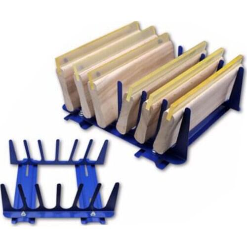 Fixed desktop six-layer scraper rack screen printing auxiliary equipment printing accessories