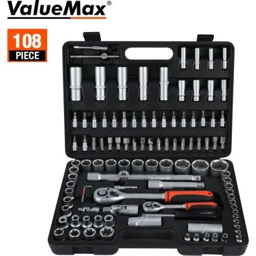 WORKPRO 408PC Home Tool Kit Tool Set Box Set Hand Tools Professional Car Repair Tool Kits