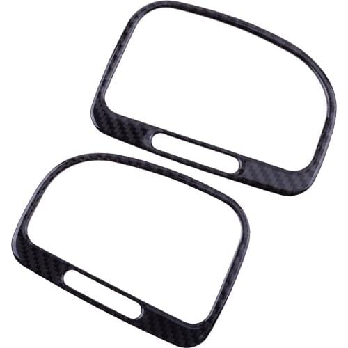 1 Pair Black Interior Dashboard Side Air Vent Trims Stickers Carbon Fiber Fit for VW Golf 6 MK6 GTI 2008 2009 2010 2011 2012