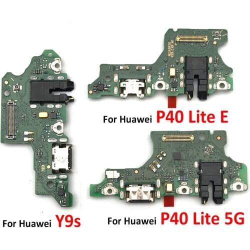 10Pcs/Lot，100% Original USB Connector Charging Dock Plug Socket Jack For Huawei Y7P Y6S Y6P Y8P Y8S P40 Lite 5G / P40 Lite E