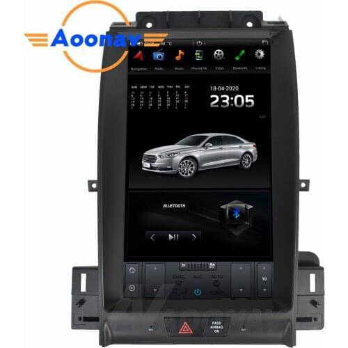 2din android car radio multimedia player FOR-Ford Taurus 2012-2016 Tesla style 13.3 inch car stereo GPS navigation DVD player