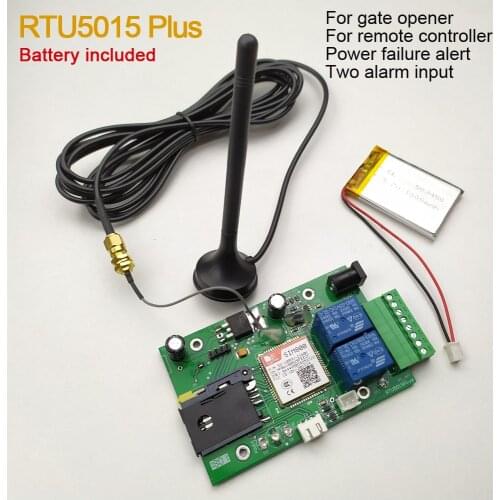 RTU5015Plus Smart remote wireless GSM controller switch module GSM Gate Opener for Gate Garage Door control free by mobile phone