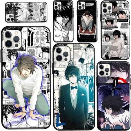 DEATH NOTE L Lawliet For iPhone 12 mini 11 Pro Max Phone Case For iPhone 7 8 Plus 6S X XR XS Max SE 2020 Coque